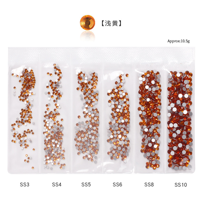 황금 노란색 #6-그리드 분할 평면 다이아몬드