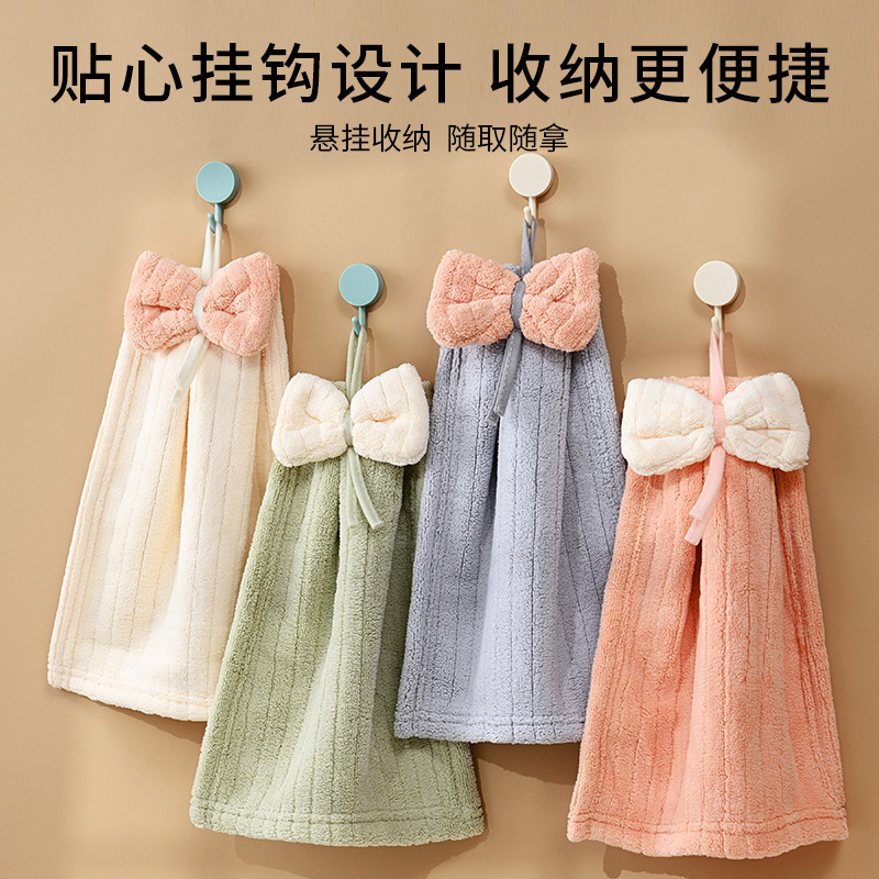 High-Quality Hanging Hand Towels, Cute Hand Towels for Babies, Lint-Free Kitchen Towels, Popular Strong Absorbent Hanging Hand Towels