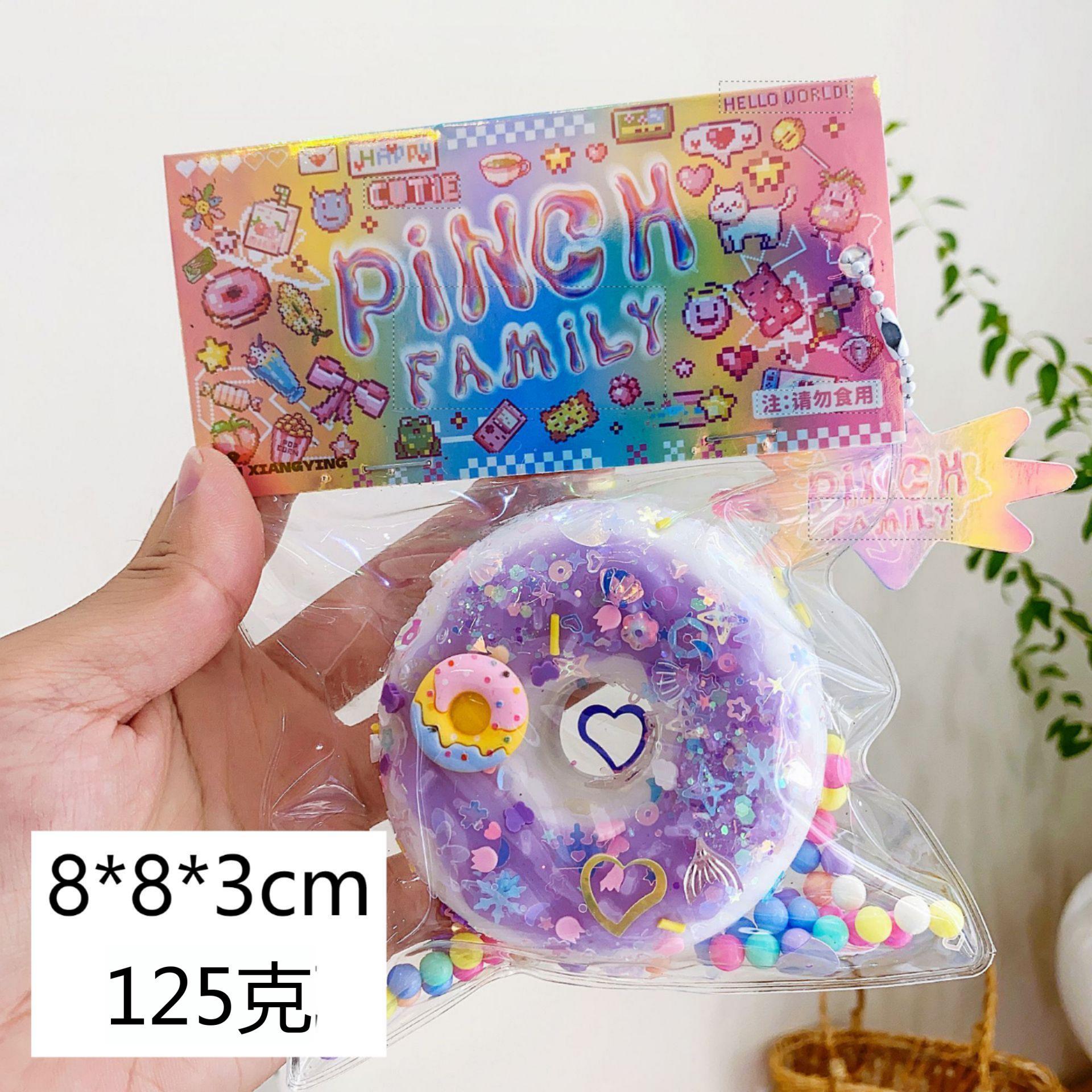 Juguete antiestrés suave tipo donut, un mágico juguete antiestrés suave.