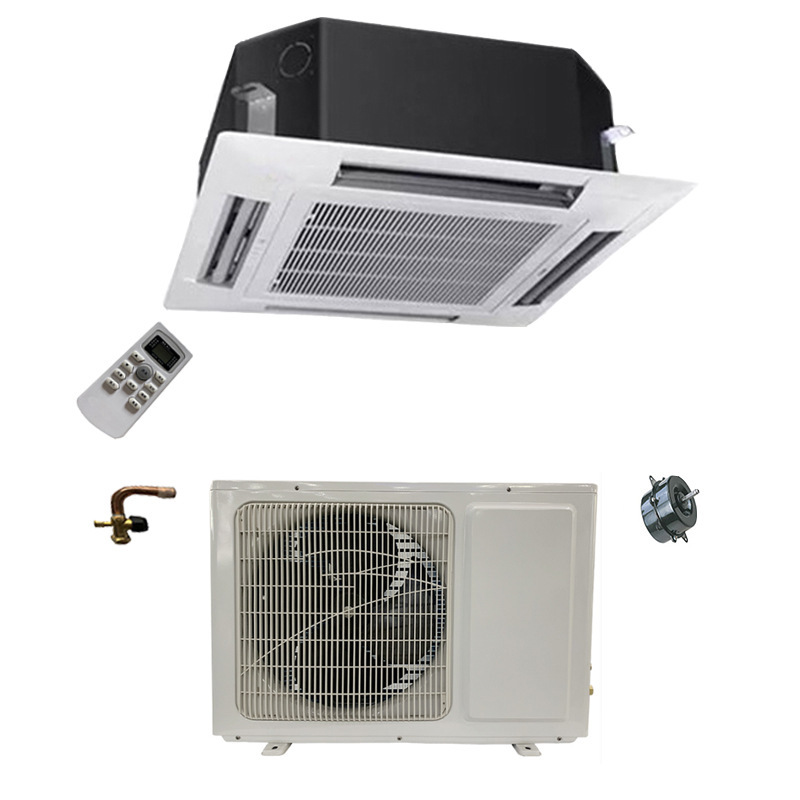 Factory direct supply 5p embedded heating and cooling central air conditioning four-sided air outlet commercial hotel air conditioning