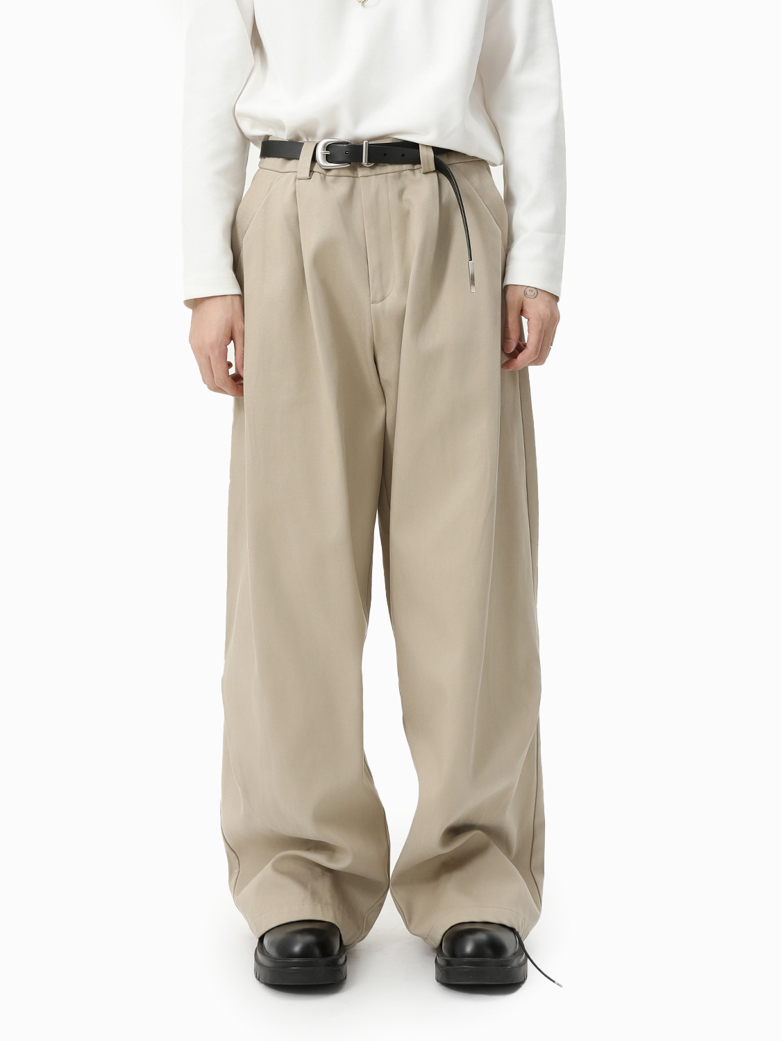 MTLCLOTHES Hombres| Chaqueta de cuello ligera y minimalista para parejas, abrigo de moda relajado, moda casual, moda