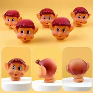 Новогодняя фигурка эльфа из пластика для декора и подарка