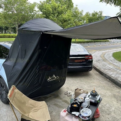 car-mounted sunshade, waterproof, mosquito-proof, trunk – Avtomobil dam çadırları - black-tesla-model-y-default-item