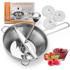 现货不锈钢果酱机手动果酱搅拌器磨泥器果酱磨土豆泥器food mill
