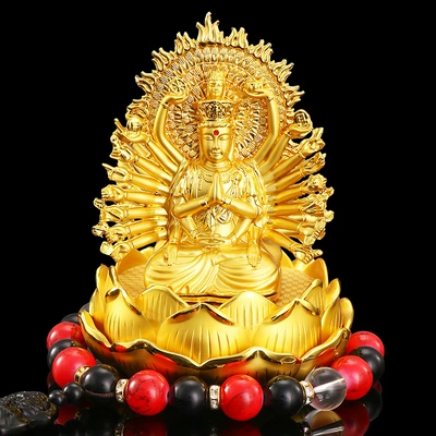 Car ornaments Guanyin gift decoration alloy - theory-of-law-thousand-hand-guanyin-lucky-beads