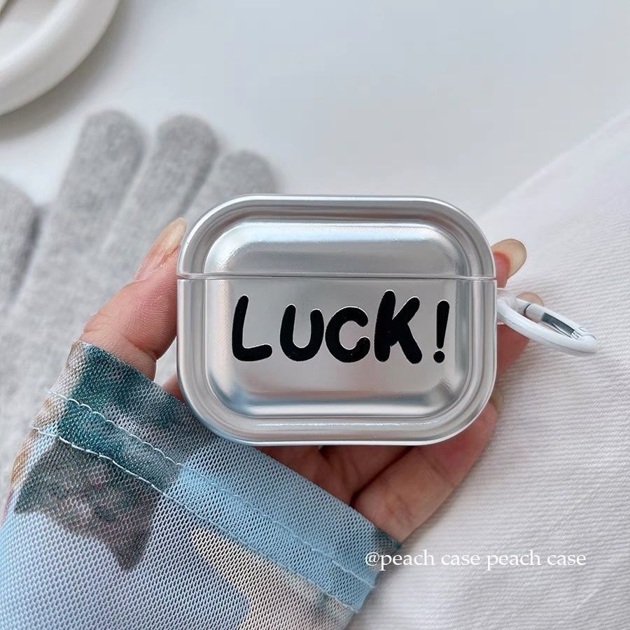 Platado simple ventLuck AirPods 4 generación cubierta de auriculares para Apple AirPods Pro3 cubierta