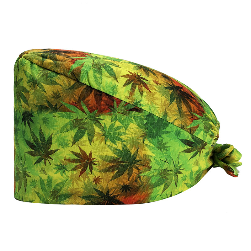 Venta caliente de Europa y América Mickey casquillo de la enfermera médico tapa de impresión de algodón puro sombrero de trabajo de exportación de comercio exterior en la acción al por mayor