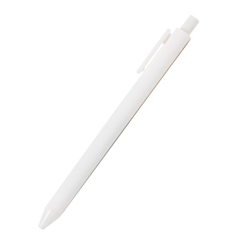 Fabricantes al por mayor Macarons color simple tipo de prensa logotipo imprimible plástico pegamento en aerosol bolígrafo bolígrafo de gel