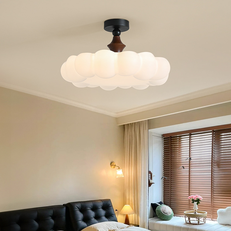 Lámpara de estilo medieval francesa estudio sala de niños estilo crema de alto nivel sensación moderna simple protección de los ojos lámparas 461L