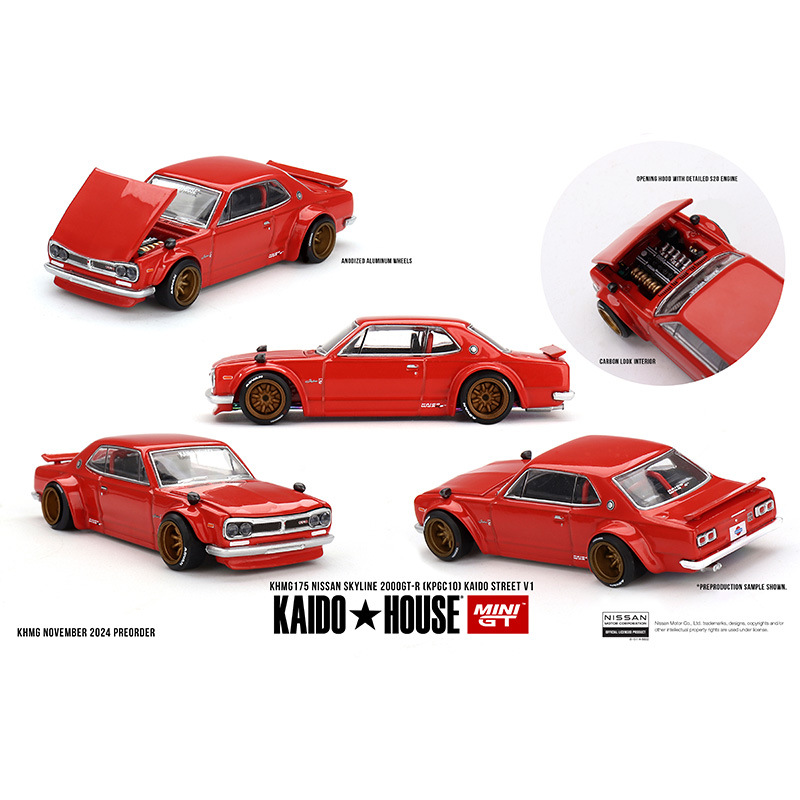 KaidoHouse MINIGT 1:64 BMW M3 Nissan R34 Honda NSX aleación modelo de coche limitado