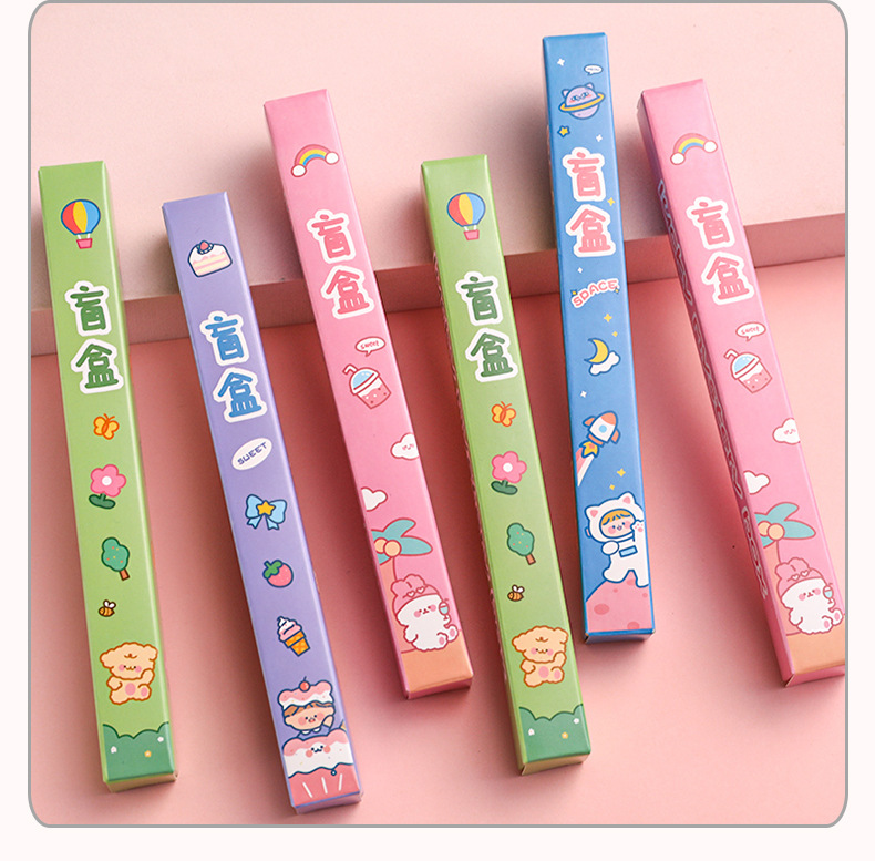 Students' High-value Push Pen Cute Surprise Plastic Blind Box Pen display picture 5