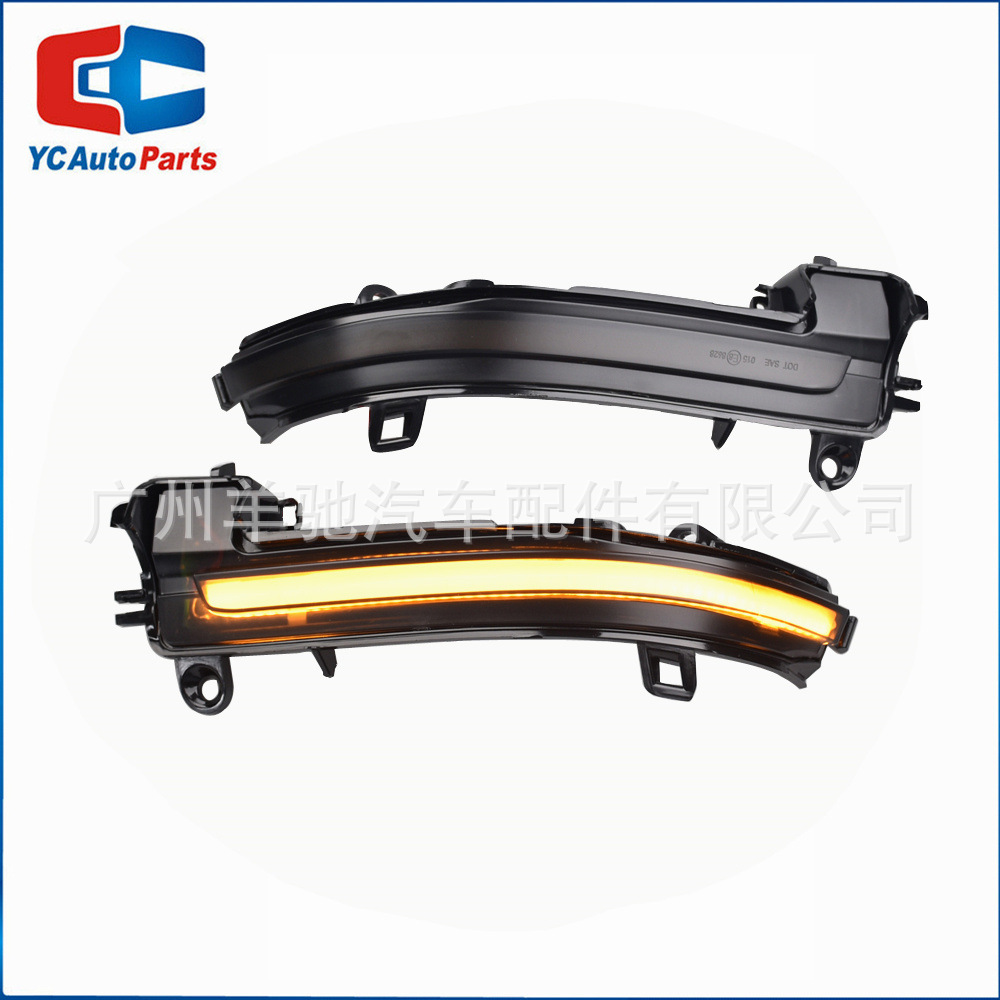Aplicable a BMW Serie 3 F20 F30 Luz de dirección LED Indicador de señal Espejo retrovisor Lámpara de corriente