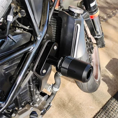 protection ball + exhaust pipe Motorcycle bumper