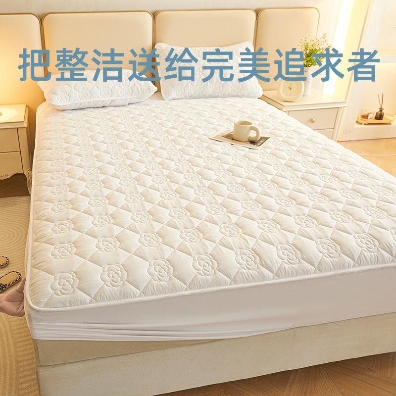 Protector de colchón de algodón acolchado y lavado, grueso, para niños, cubrecolchón impermeable tipo A para pañales, al por mayor, de calidad materna e infantil.