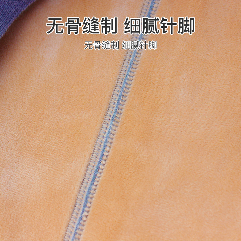 Forrado de lana gruesa ropa interior térmica traje femenino chica cuello redondo estudiante puede usar fuera bottoming suéter de algodón invierno ventas de la fábrica