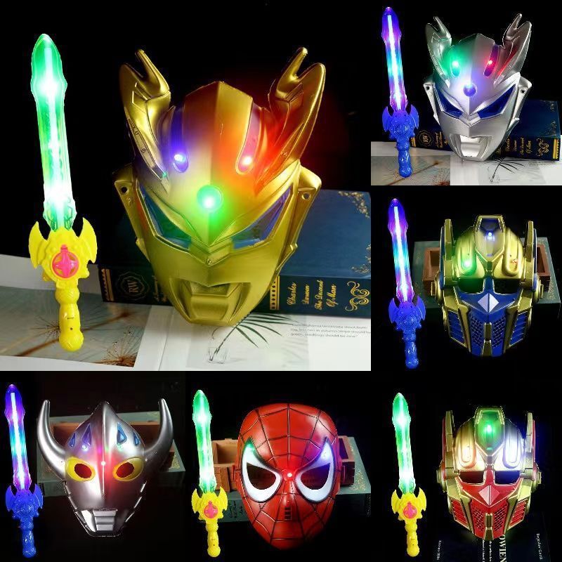 Glowing Ultraman Mask Glowing Ultraman Zero, Ultraman Geed, Ultraman Galaxy, Ultraman Z, Ultraman Trigger Boy's Toy Ultraman Mask Sword Glowing Ultraman Mask Glowing Ultraman Zero, Ultraman Geed, Ultraman Galaxy, Ultraman Z, Ultraman Trigger Boy's Toy Ultraman Mask Sword