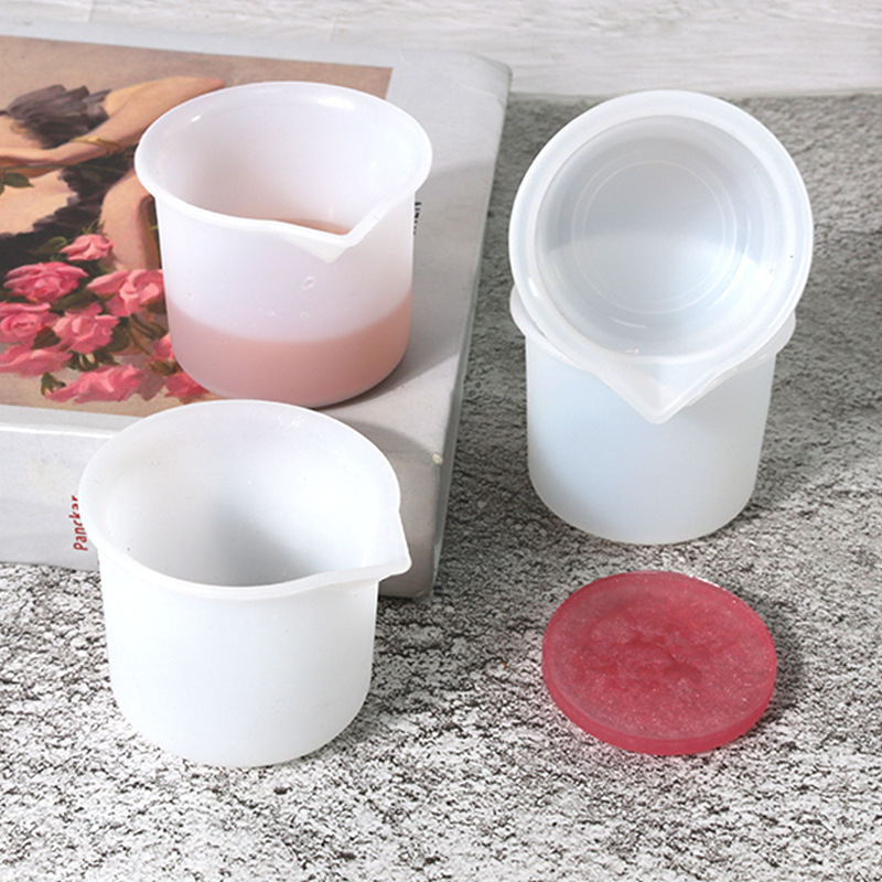 百佳興diy滴膠模具材料製作50ml量杯帶刻度硅膠量杯跨境專供