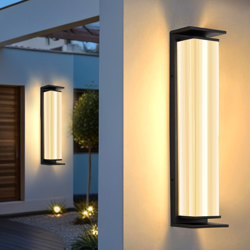 Outdoor Waterproof Wall Lamp Modern Outdoor Courtyard Garden Villa Terrace Super Bright Lighting Lamp Wall Lamp on Both Sides of the Door