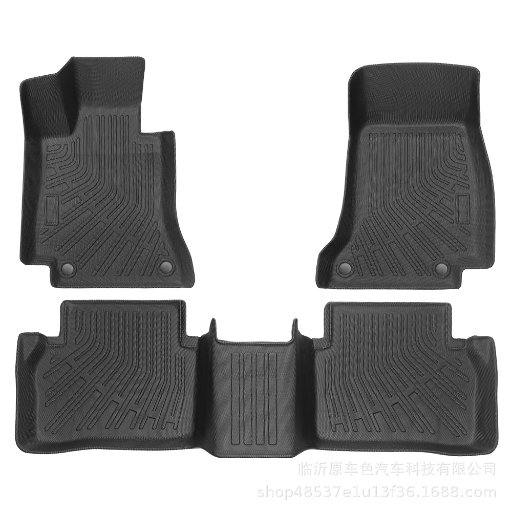 Aplicable a Mercedes Bnez E350 2017 - 2023 3D todo el tiempo material TPE almohadilla de pie cojín de colateral