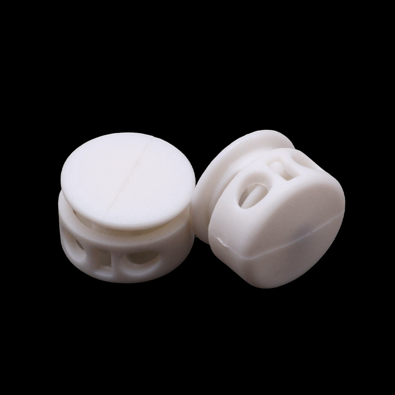 Ropa de nylon blanco y negro hebilla de resorte ajustación hebilla de apriete botón de hebilla antideslizante sombrero hebilla fija botón image 64