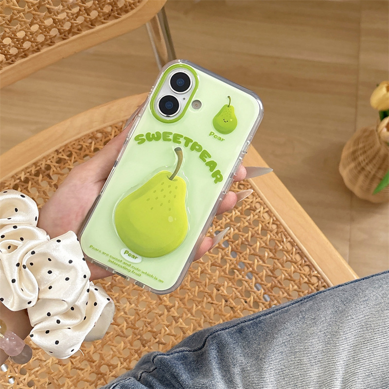 Parche de fruta epoxi de verano para iphone15 Apple 16ProMax funda para teléfono móvil 14 pareja 13 suave 15PM