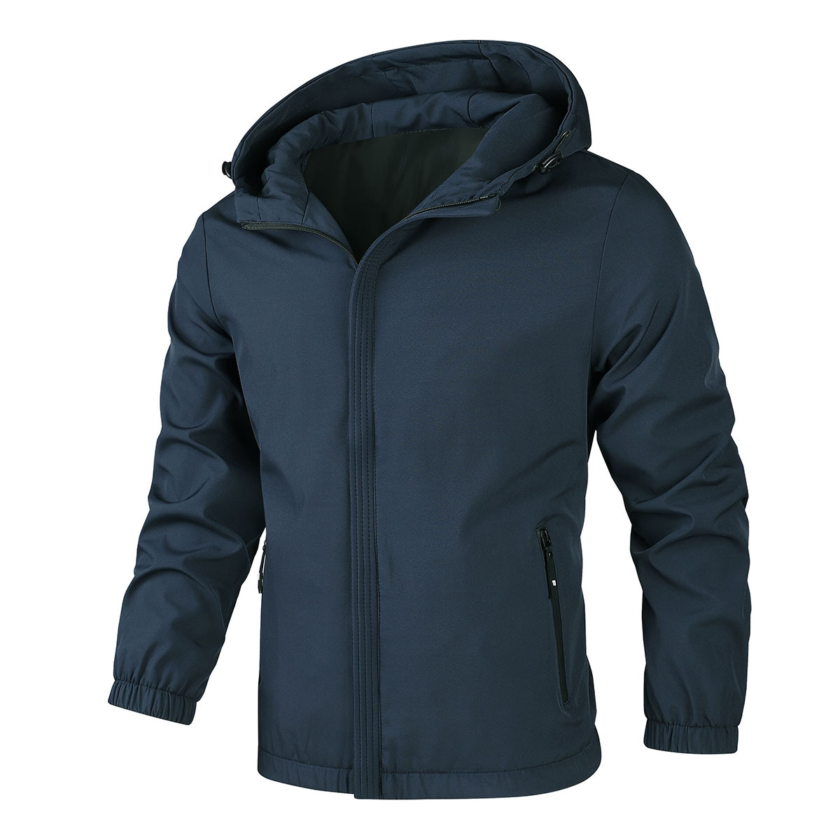 Chaqueta de primavera nuevo estilo coreano casual chaqueta de béisbol de hombre con capuzas de color sólido coreano chaqueta de comercio exterior para hombres