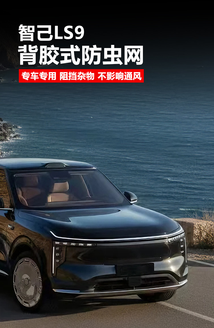 26 Models of Zhiji Ls9/8 Front Grille Water Tank Protective Cover Anti-Insect and Anti-Lint Modification Accessories for Cars