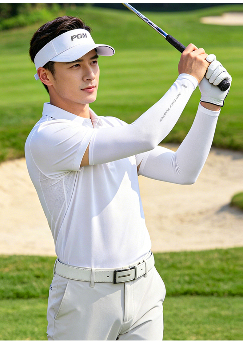Tay áo golf nam chống nắng PGM chất liệu sợi mát mẻ, thoáng khí, dùng cho đi xe đạp ngoài trời — XT012 - Tay áo golf nam chất liệu sợi mát chi tiết 9