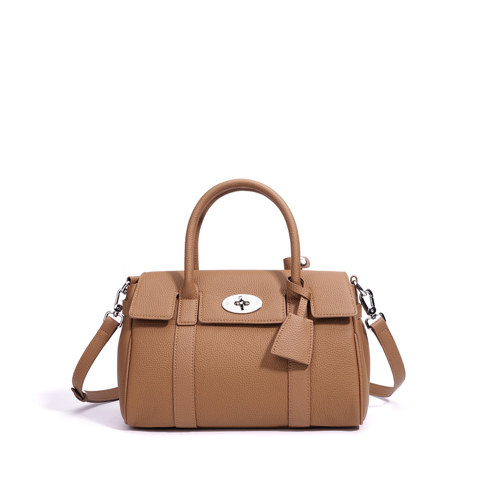 Premium Top Grain Cowhide Designer Handbag - Luxury Crossbody Shoulder Bag For Women, Elegant Commuter Style - Thumbnail 7