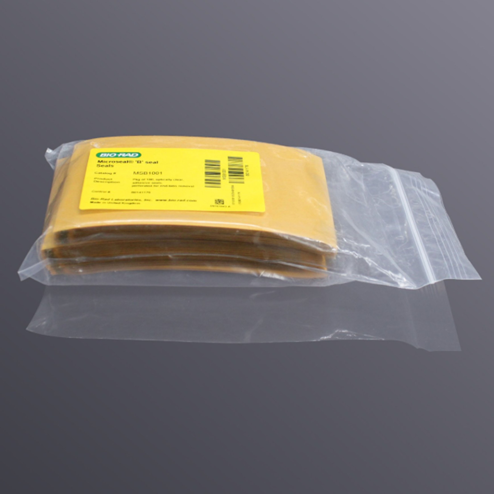 伯乐 bio-rad MSB1001 粘性荧光定量封板膜，100张/盒