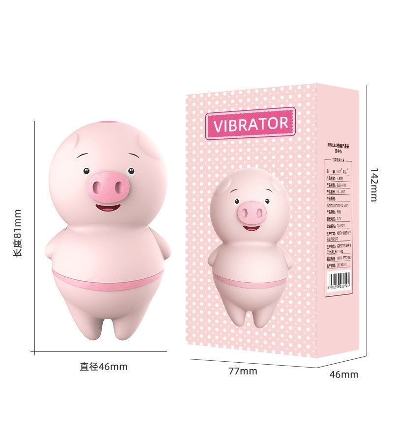 Laile Tongue Licking Pig Vibrator Rechargeable Wireless Charging Frequency Conversion Massager — detail image 13