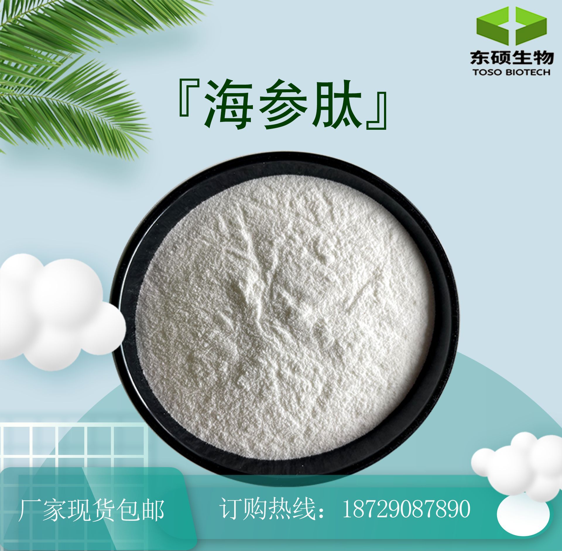 海参肽99% 海参蛋白肽 小分子低聚肽 活性蛋白肽 海参提取100g/袋