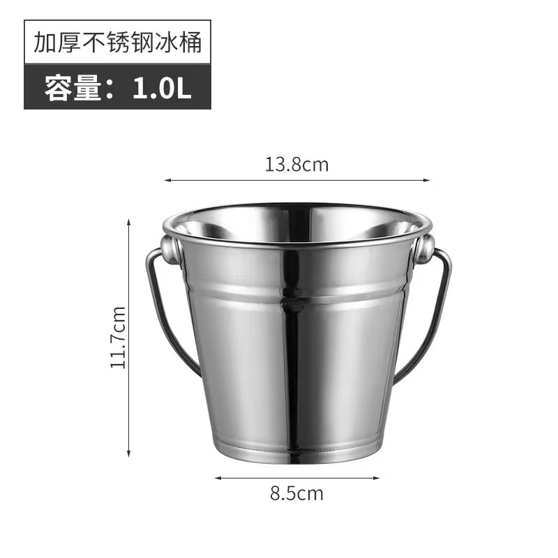 Barril de aceite de acero inoxidable Barril portátil para acampar al aire libre Barril de partículas de hielo Barril de cerveza chapado en oro Barril de hielo de acero inoxidable