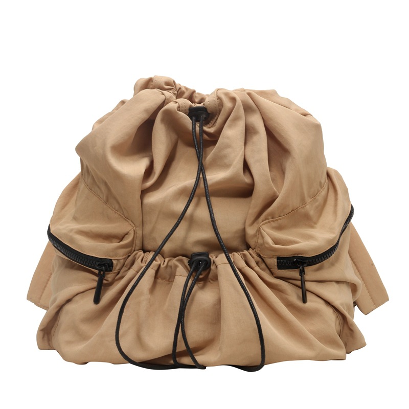 Mochila casual para mujer, bolsillo con cordón, mochila de viaje deportiva ligera para mujer, mochila escolar para estudiantes universitarios para niños al por mayor