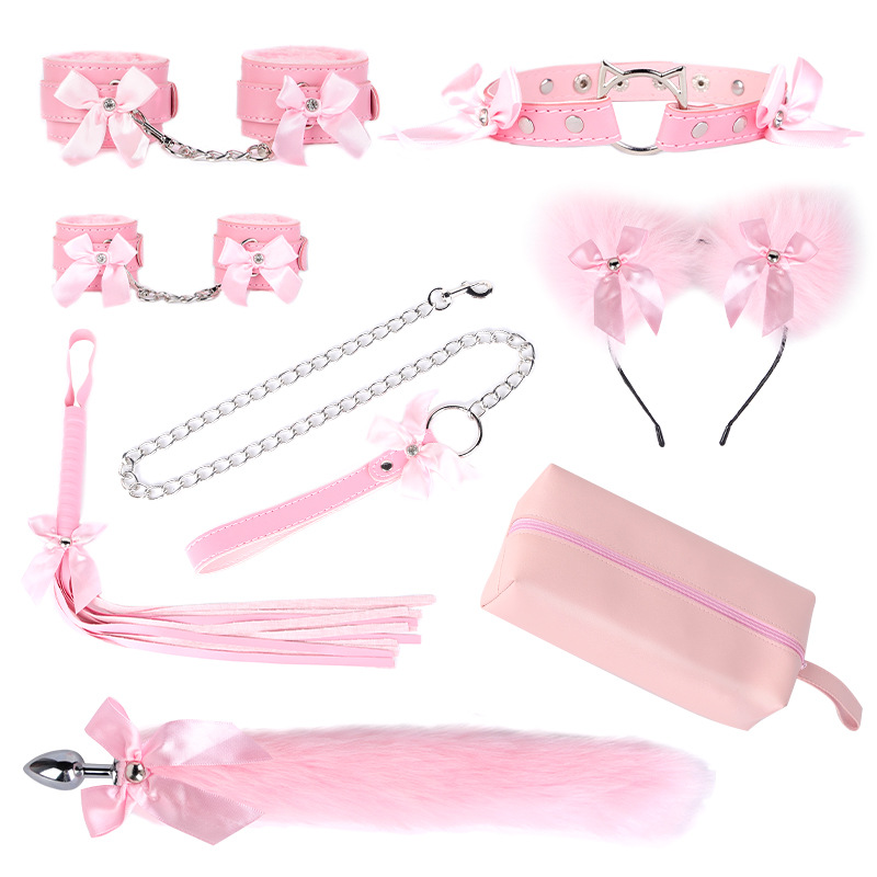 Juguetes sexuales SM vinculante formación vinculante traje pareja coqueteo arco mano manguito bolsa de almacenamiento de ventas directas de la fábrica