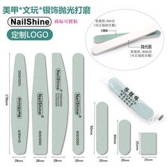 知見水滴研磨緑白研磨バー研磨バー銀文を拭いてひし形のスポンジを投げます。
