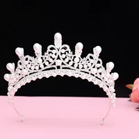 Корона невесты женский восемнадцатилетний свадебный головной убор Корейская принцесса аксессуары для волос на день рождения Аксессуары для свадебного платья Королева Корона супер фея