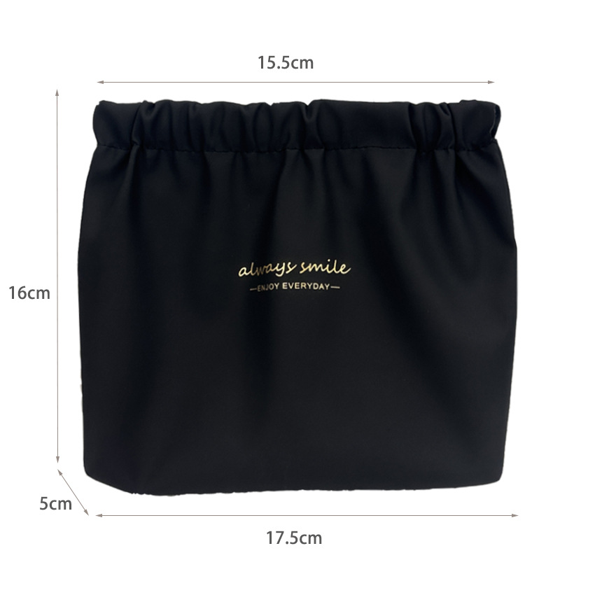 Nuevo impermeable pu bolsa de cosméticos lápiz labial de las mujeres sanitaria servilleta metralla bolsa de almacenamiento portátil cable de datos auriculares bolsa de almacenamiento