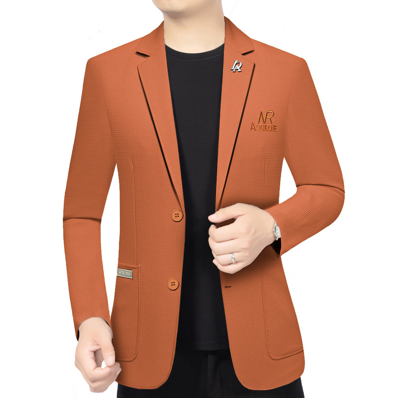 2025 Spring New Fashion Small Suit Jacket Men's Business Casual All-match Trendy Suit Jacket