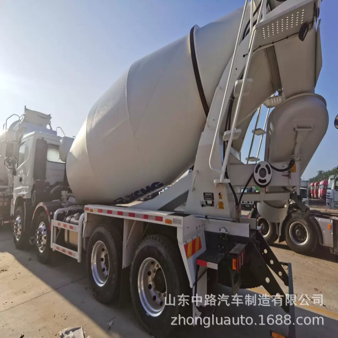 跨境供应混泥土搅拌罐车前四后八混泥土搅拌罐车 大方量搅拌罐车