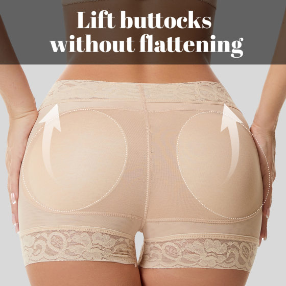 European and American Cross-border Hip Pants Women's Bottoming Hip Boom Fake Butt Panties Body Shaping Boxer
