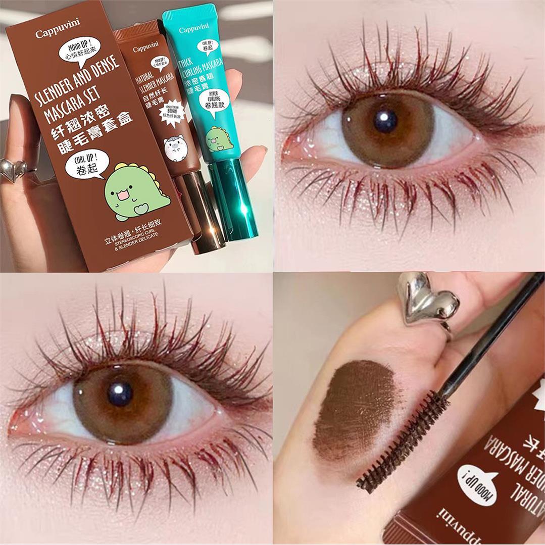 Cappuvini Small Animal Toothpaste Tube Mascara Waterproof Long Curling Not Easy to Smudge Long Lasting Natural