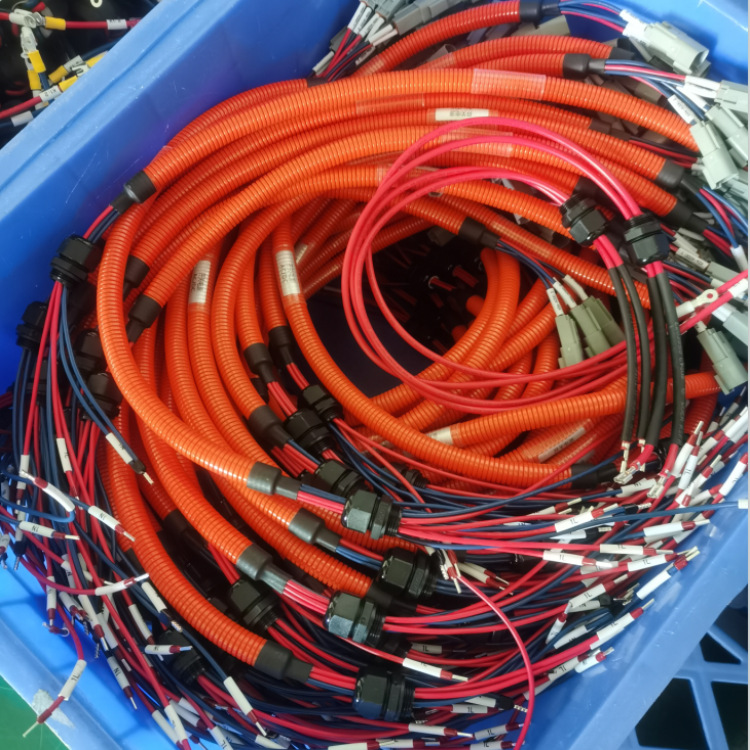 批发三鼎供应pp黑色汽车线束pE波纹软管PA家电线束套管尼龙波浪管