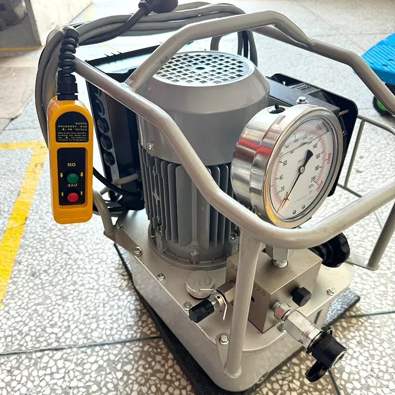 顶力机械液压螺栓拉伸器电动泵螺栓预紧电动液压泵站手动式可定制