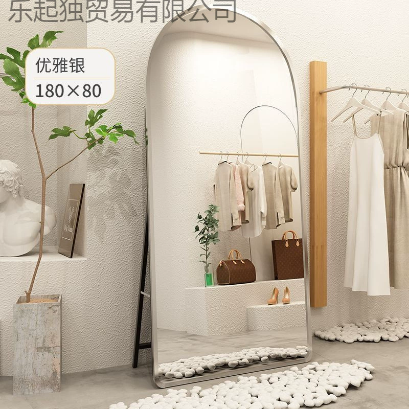 Популярное зеркало в полный рост, женское домашнее напольное зеркало, зеркало для спальни, девушки, зеркало для примерки одежды, большое зеркало для примерки одежды