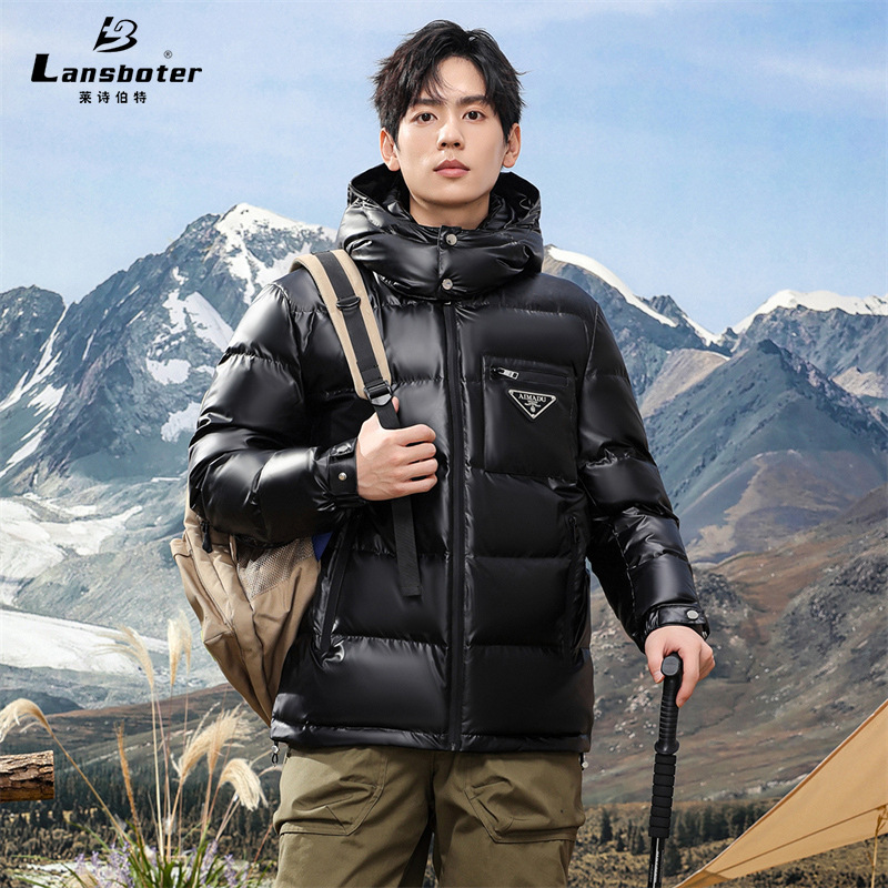 Jianou New Winter Waterproof Hooded down Jacket for Young Men Thickeneded Short New National Standard Outdoor down Jacket for Men Jianou New Winter Waterproof Hooded down Jacket for Young Men Thickeneded Short New National Standard Outdoor down Jacket for Men