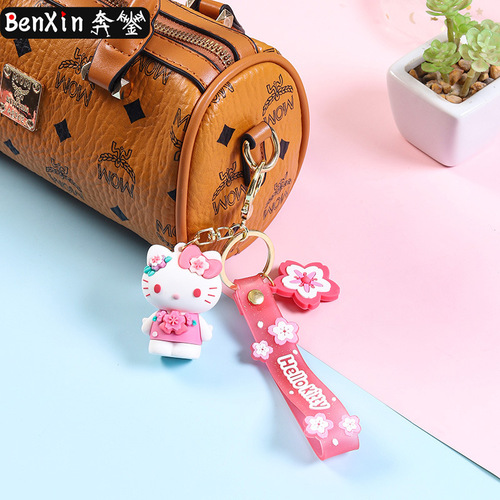 Creative Sanrio Sakura Diary Translucent Hand Strap Jewelry Pendant Exquisite Couple Bag Key Chain Pendant Wholesale