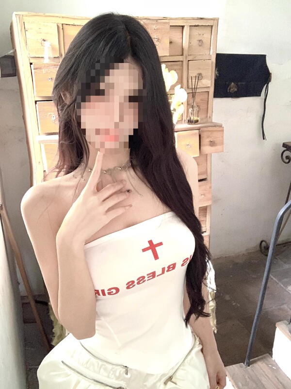 210g 1*1 Pure Cotton White Letter Printed Tube Top Vest for Women Summer Sleeveless One-shoulder Sexy Top for Outer Wear