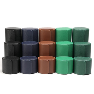 Spot Cross-Border Genuine Leather Texture Pu Litchi Pattern Watch Packaging Box 1 2 3 Watch Watch Gift Storage Box