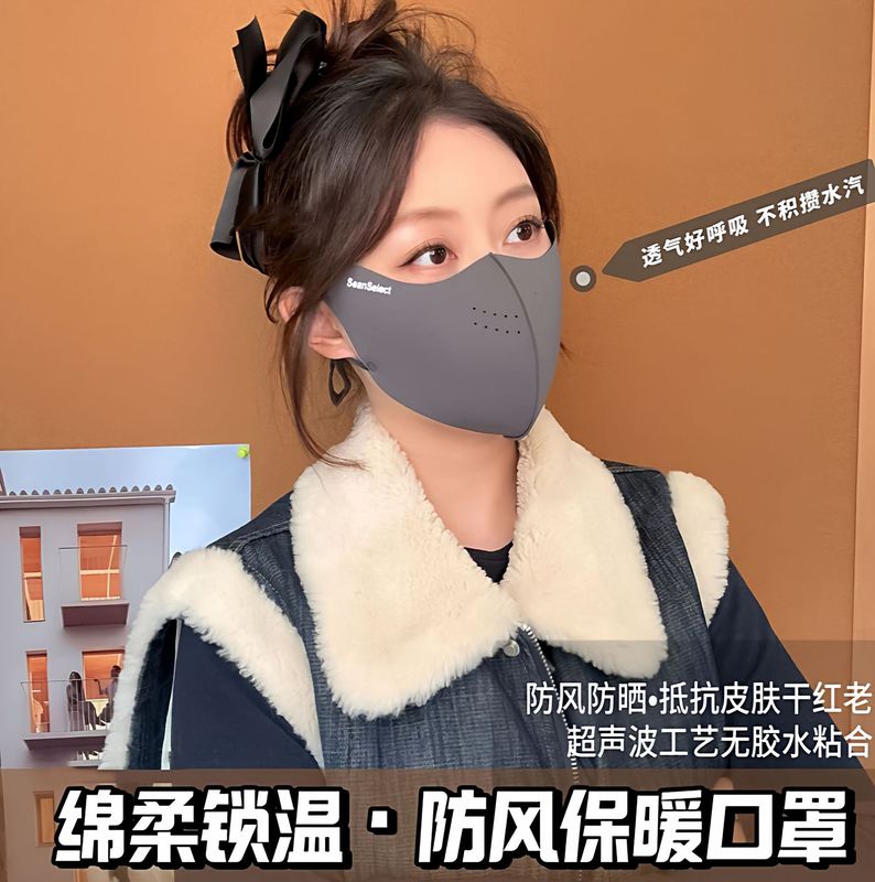 【秋冬加绒款】保暖口罩防风防雾户外骑行面罩防寒立体透气护眼角|undefined